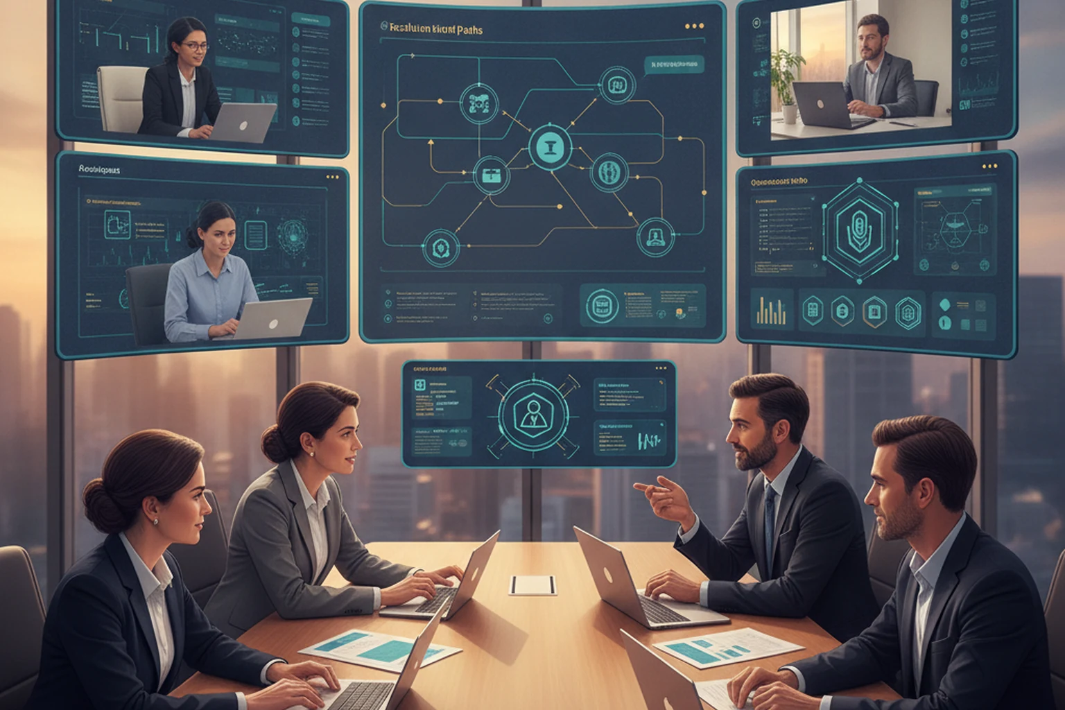 Employee Retention Operations: Escalation Path Design editorial illustration