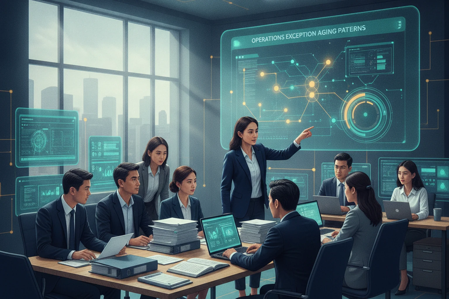 Research Brief: Employee Retention Operations Exception Aging Patterns editorial illustration