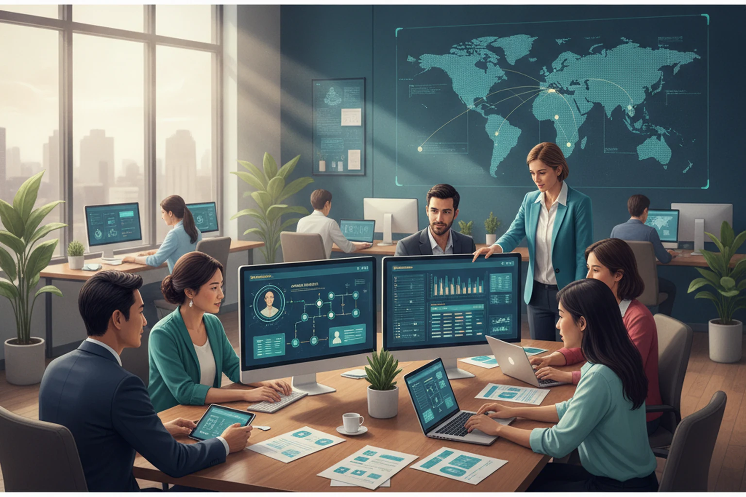 Employee Retention Operations: Launch Readiness Review editorial illustration