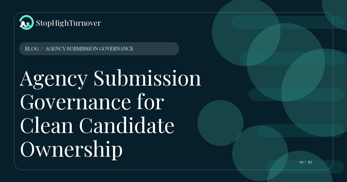 Illustration for Agency Submission Governance for Clean Candidate Ownership