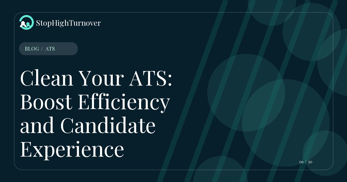 Illustration for Clean Your ATS: Boost Efficiency and Candidate Experience
