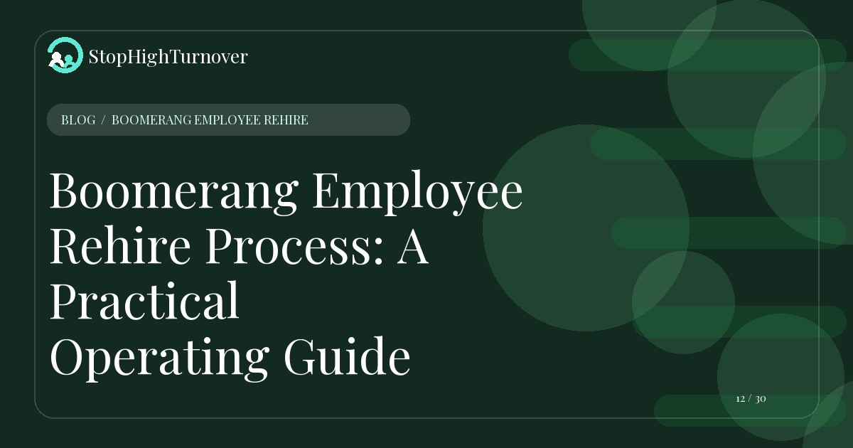 Illustration for Boomerang Employee Rehire Process: A Practical Operating Guide