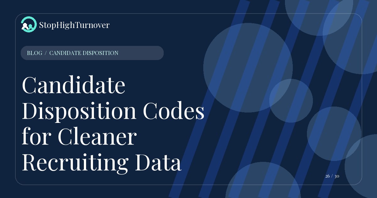 Illustration for Candidate Disposition Codes for Cleaner Recruiting Data