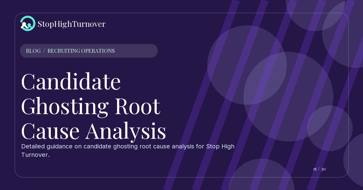 Illustration for Candidate Ghosting Root Cause Analysis