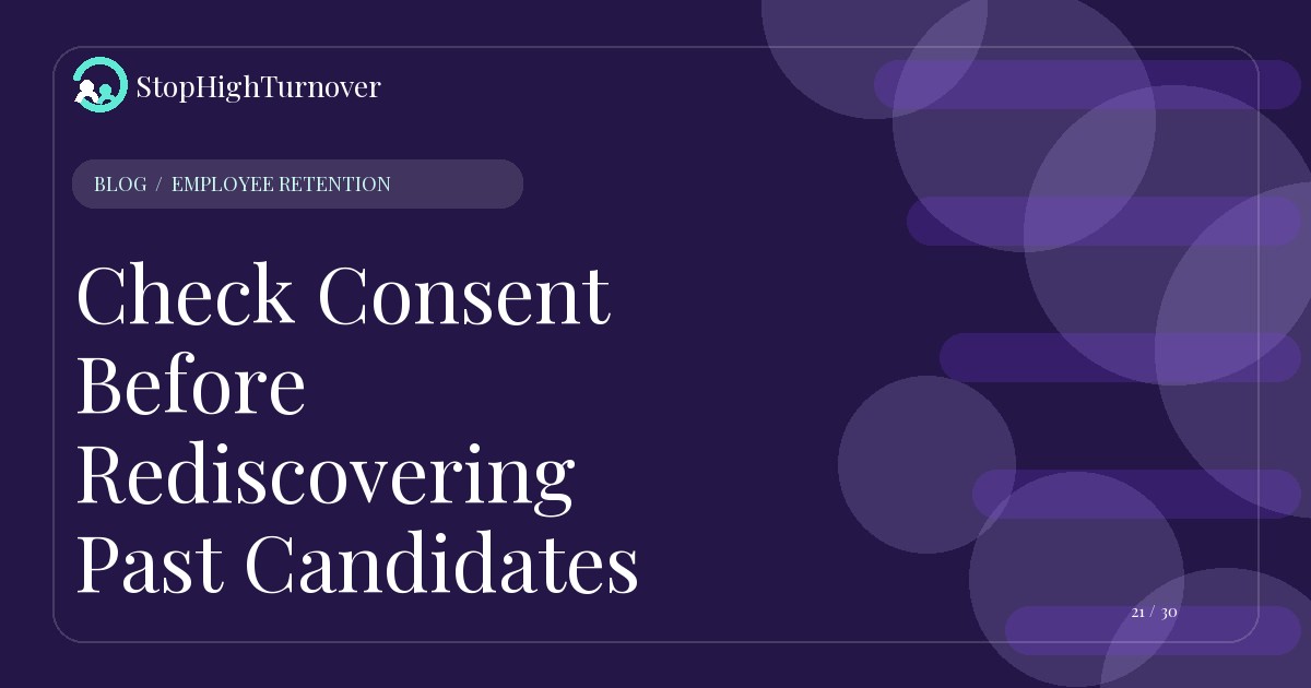 Editorial illustration for Check Consent Before Rediscovering Past Candidates