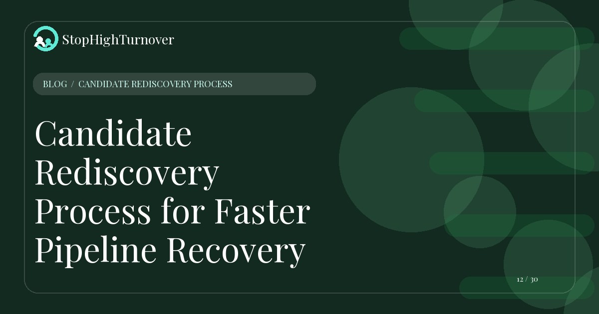 Illustration for Candidate Rediscovery Process for Faster Pipeline Recovery