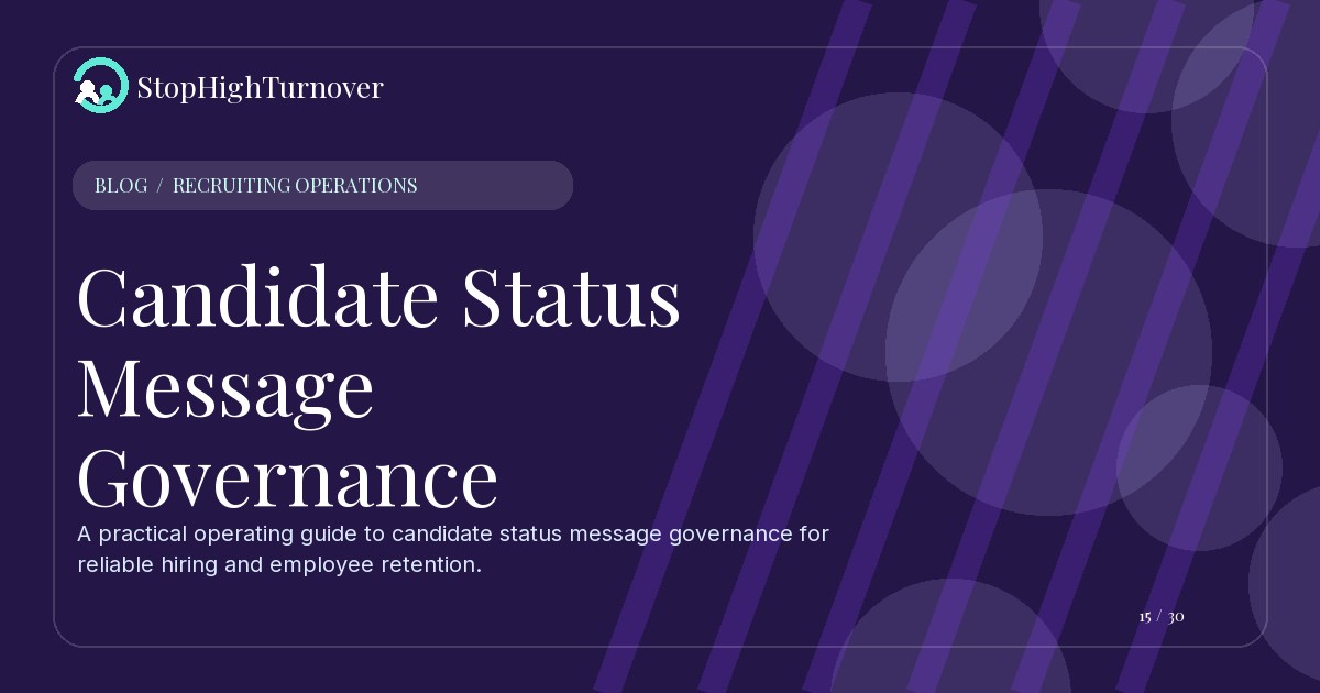 Illustration for Candidate Status Message Governance