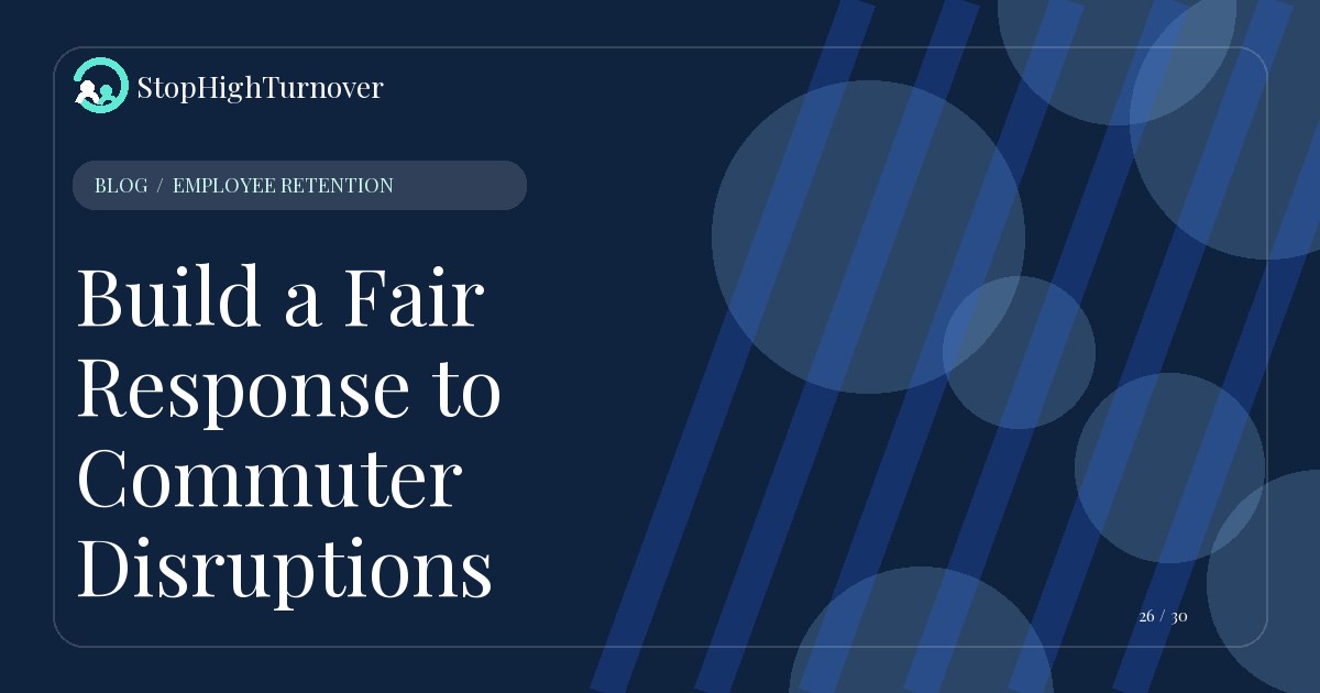 Illustration for Build a Fair Response to Commuter Disruptions