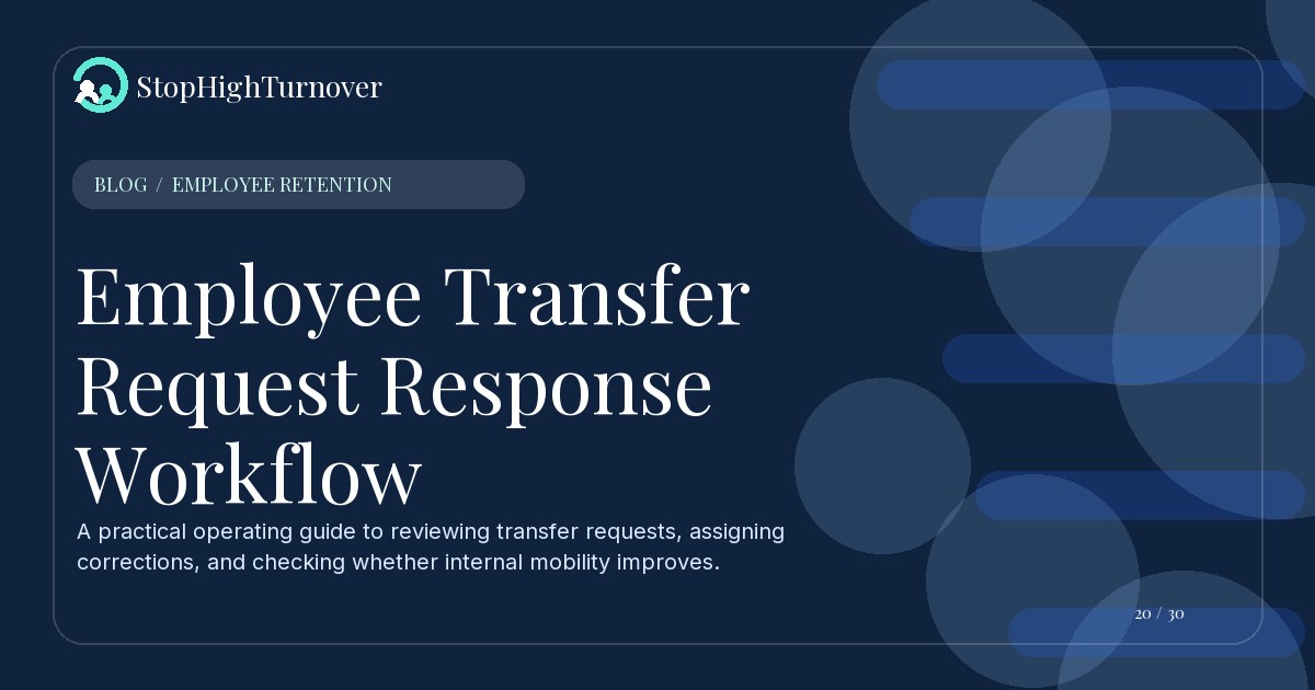 Illustration for Employee Transfer Request Response Workflow
