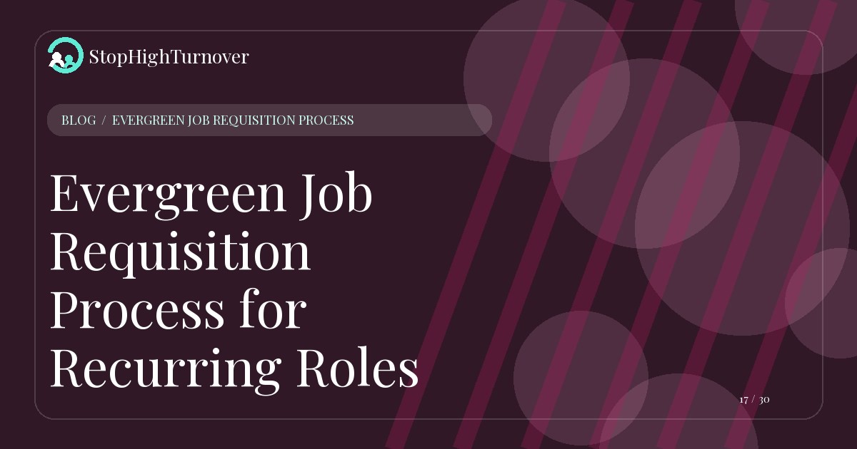 Illustration for Evergreen Job Requisition Process for Recurring Roles