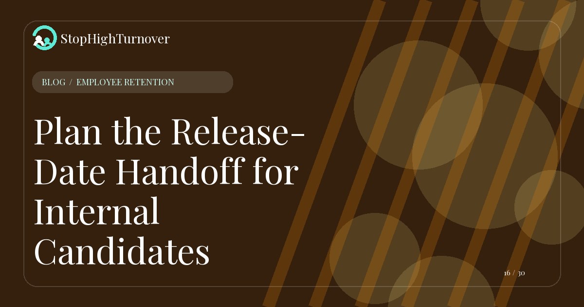 Illustration for Plan the Release-Date Handoff for Internal Candidates