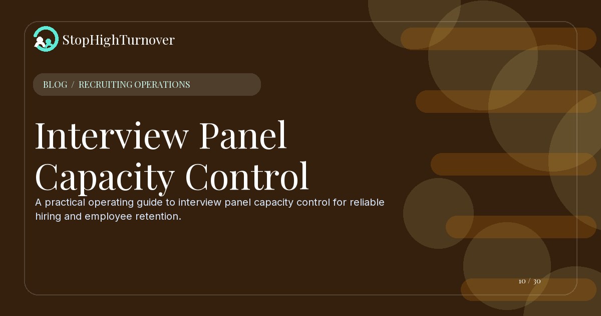 Illustration for Interview Panel Capacity Control
