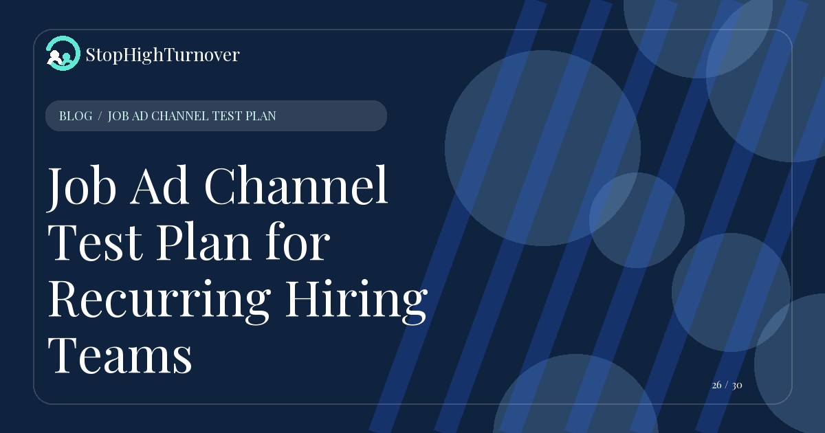 Illustration for Job Ad Channel Test Plan for Recurring Hiring Teams