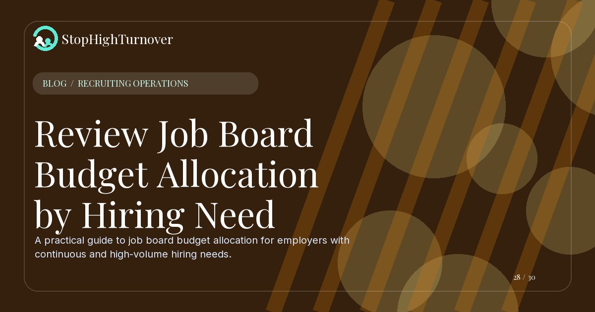 Editorial illustration for Review Job Board Budget Allocation by Hiring Need