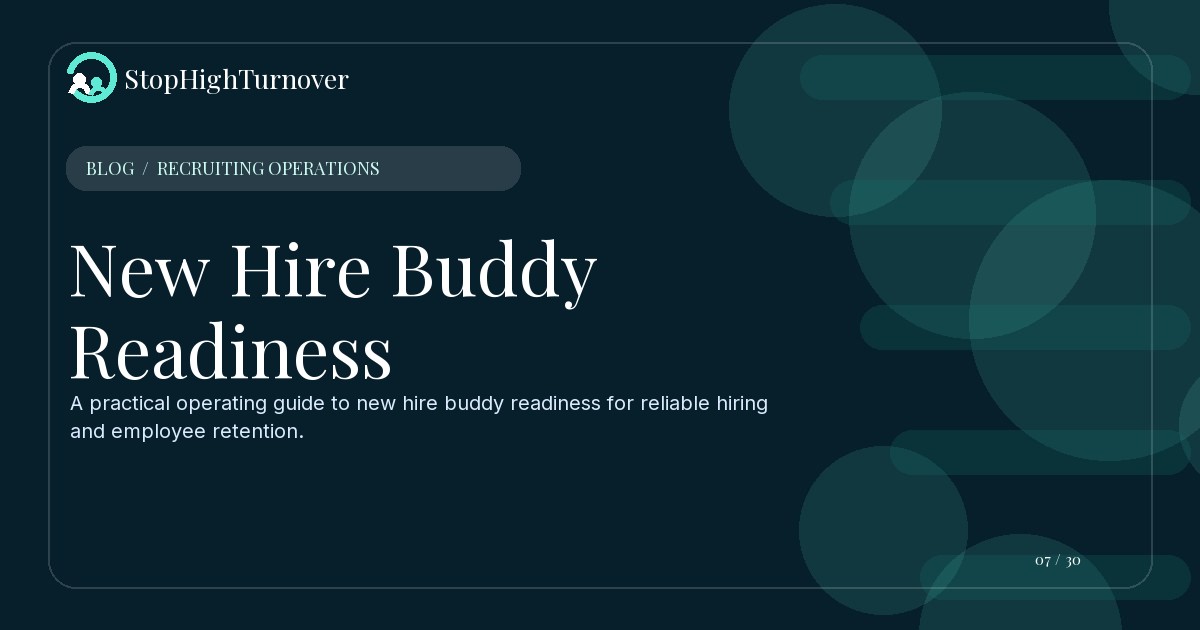 Illustration for New Hire Buddy Readiness
