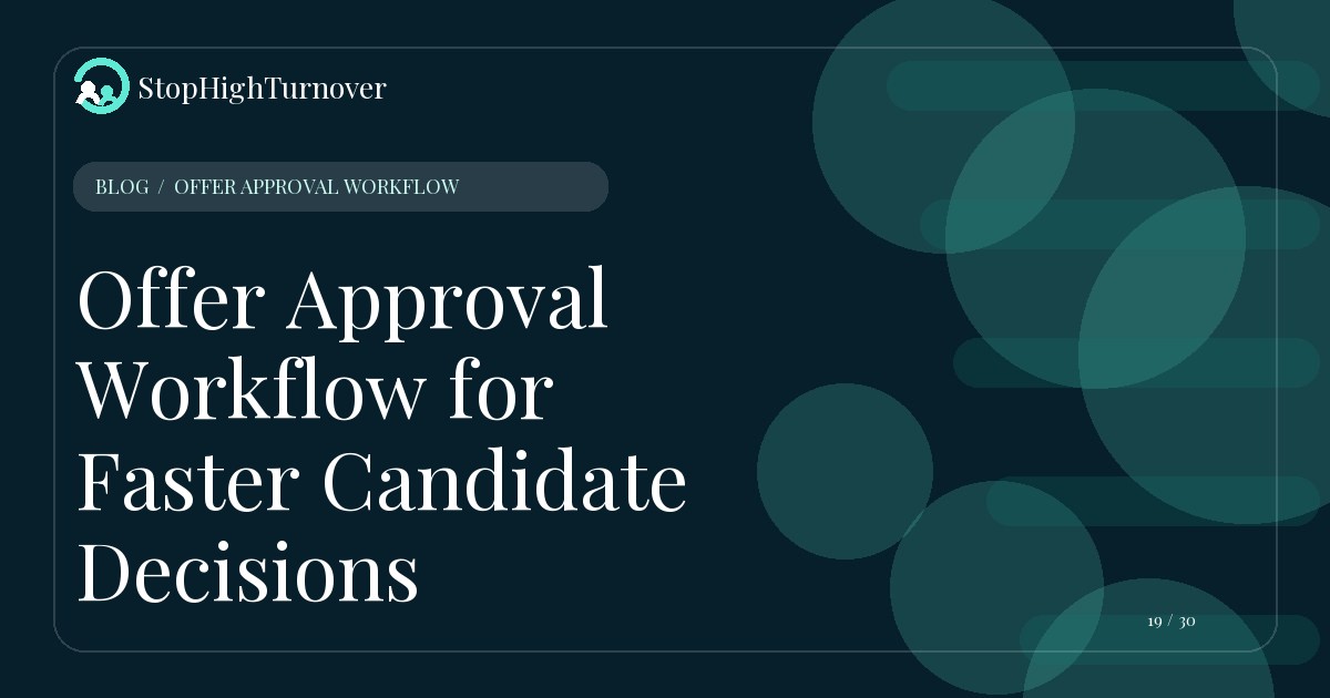 Illustration for Offer Approval Workflow for Faster Candidate Decisions