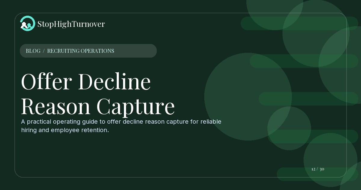 Illustration for Offer Decline Reason Capture