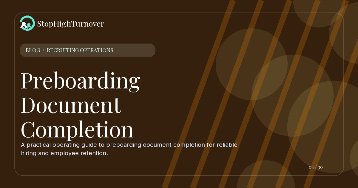 Illustration for Preboarding Document Completion