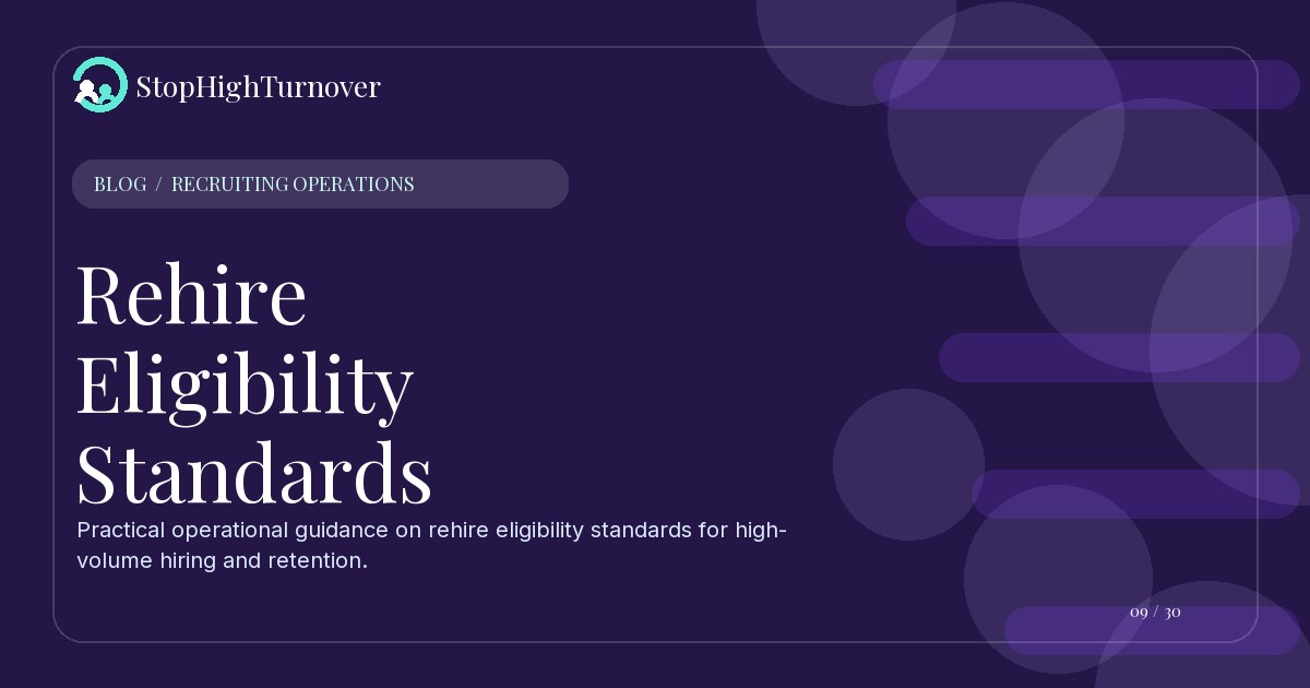 Illustration for Rehire Eligibility Standards
