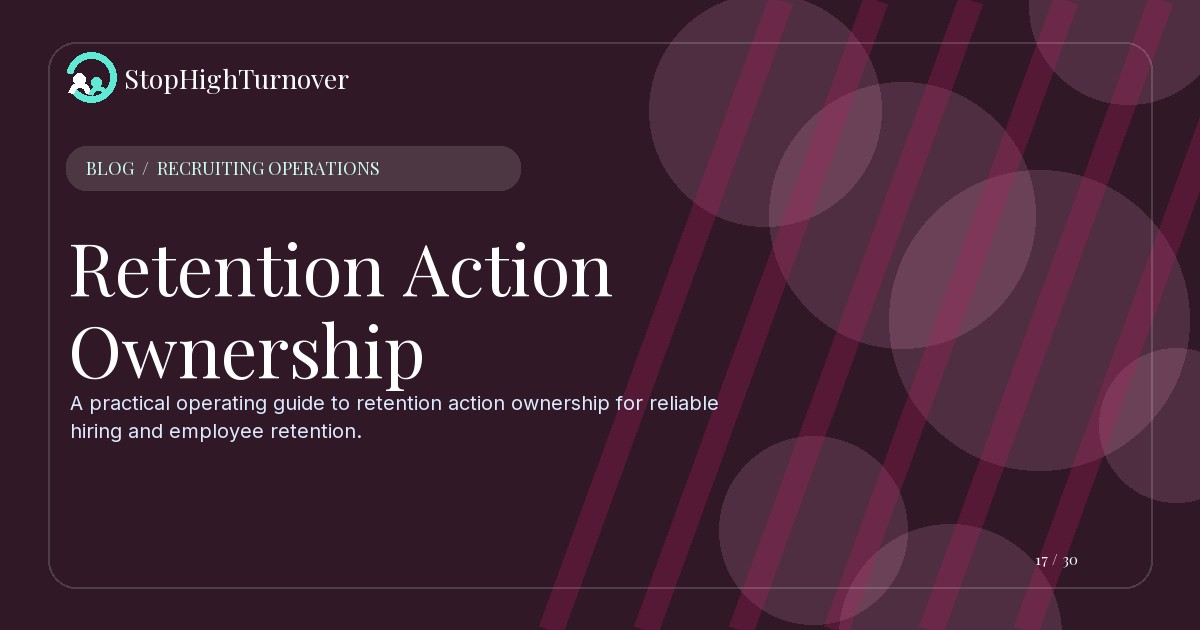 Illustration for Retention Action Ownership