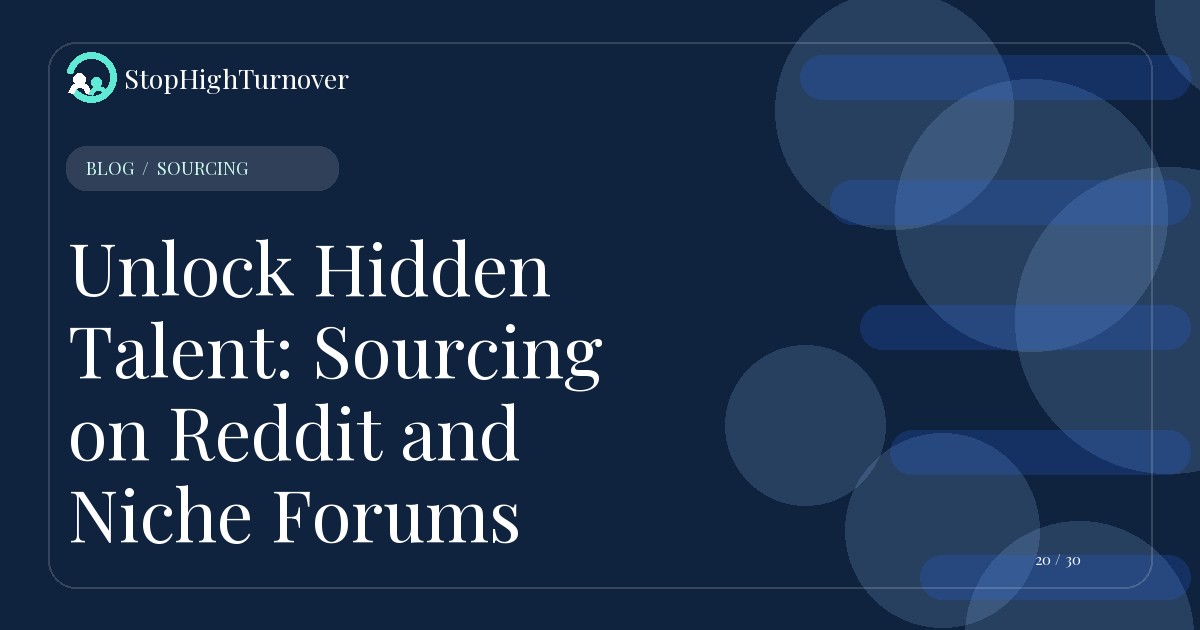 Illustration for Unlock Hidden Talent: Sourcing on Reddit and Niche Forums