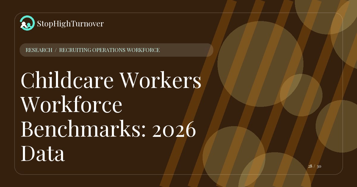 Research resource about Childcare Workers Workforce Benchmarks: 2026 Data