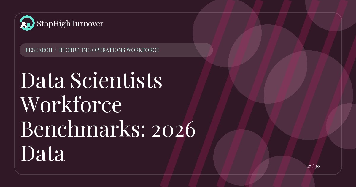 Research resource about Data Scientists Workforce Benchmarks: 2026 Data