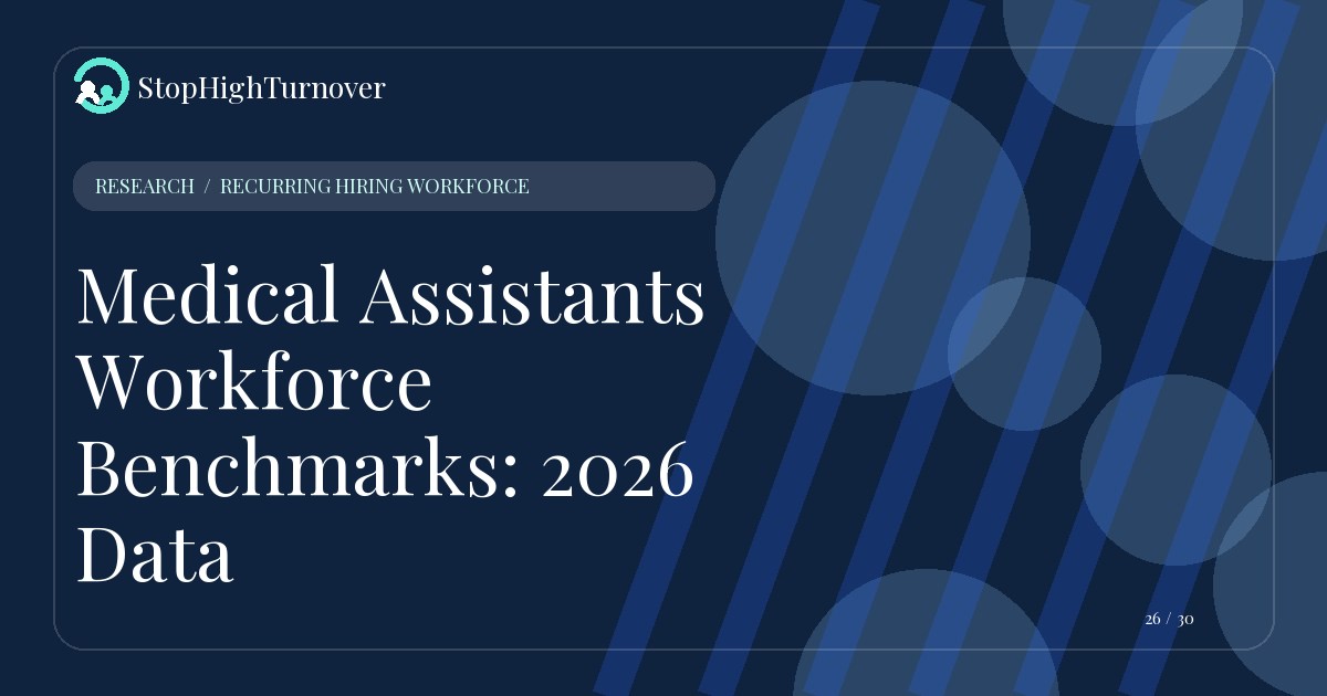 Research resource about Medical Assistants Workforce Benchmarks: 2026 Data