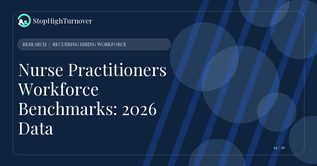 Research summary for Nurse Practitioners Workforce Benchmarks: 2026 Data