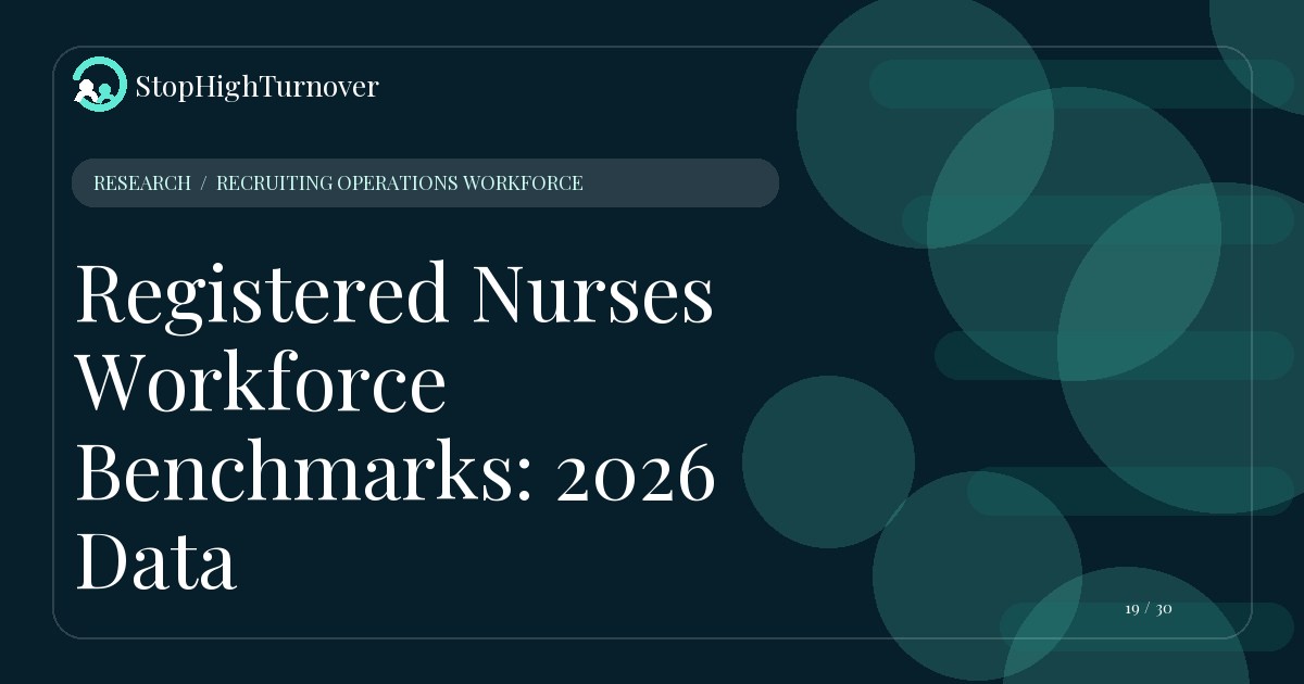 Research resource about Registered Nurses Workforce Benchmarks: 2026 Data