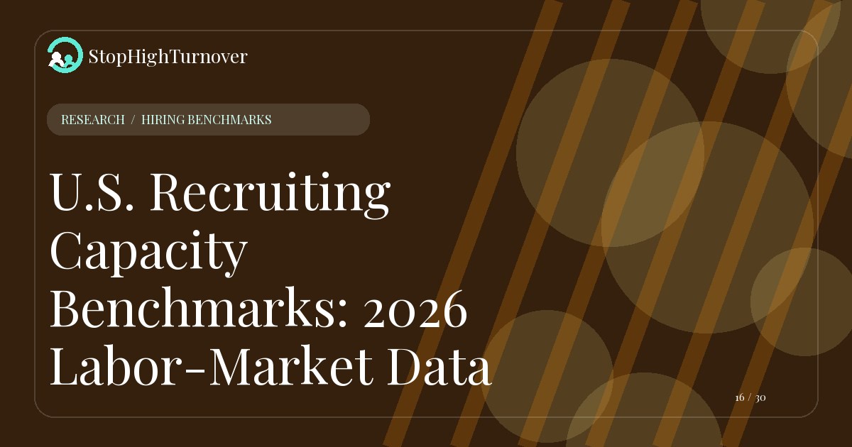 Research resource about U.S. Recruiting Capacity Benchmarks: 2026 Labor-Market Data
